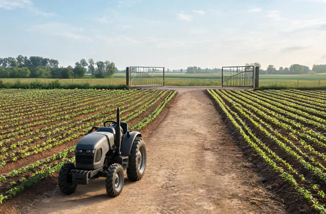 Commercial nursery tractor access planning