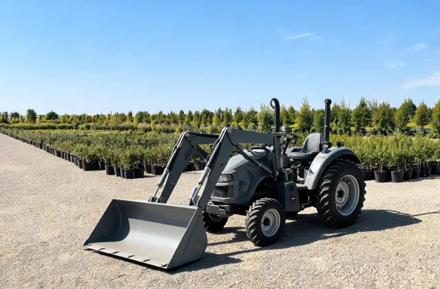 Nursery farmyard with loader work area